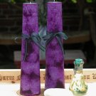 Power Altar Candles in Purple Set of 2