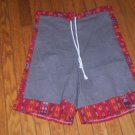 Cotton Duck Shorts w/ Guatemalan Accents