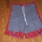 Cotton Duck Shorts w/ Guatemalan Accents