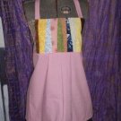 Earth Mama Patchwork Apron Top