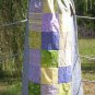 Grey Flowers Patchwork Skirt