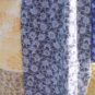 Grey Flowers Patchwork Skirt