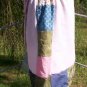 Spring Pink Short Patchwork Skirt