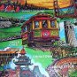 San Francisco sights tin bowl printed souvenir vintage 1012vf
