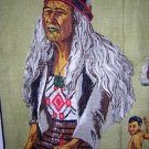 Maori New Zealand souvenir linen towel warrior chief costumes 1027vf