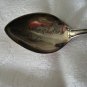 Summerland BC souvenir spoon sterling silver enamel maple leaves 1066vf
