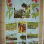 St. Thomas Virgin Islands souvenir tea towel Irish linen unused vintage  1080vf