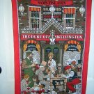 Duke of Wellington Victorian pub cotton towel great vintage 1097vf