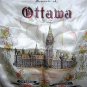 Souvenir satin cushion cover Ottawa Canada Houses of Parliament 1099vf