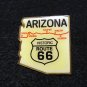 Arizona Historic Route 66 stud back plastic pin vintage 1105vf