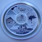 1968 Tin souvenir tray Quesnel BC Cariboo Wheelers vintage 1106vf