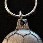 Carlsberg beer soccer ball pewter key chain mint condition advertising vintage1169vf