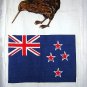 New Zealand souvenir towel flag and kiwi vintage 1172vf