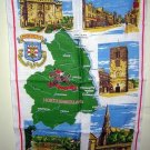 Morpeth Northumberland linen souvenir towel Ulster unused 1184vf