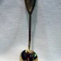 Kamloops Canada souvenir spoon Kami the carp in cowboy hat goldtone cloisonne 1186vf