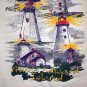 Lighthouses of Prince Edward Island souvenir huck towel vintage 1188vf