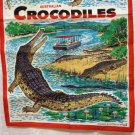 Australian Crocodiles Neil designed cotton linen towel unused 1200vf