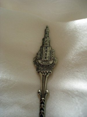 Munt Toren Amsterdam souvenir spoon HvdM Holland Netherlands 1220vf