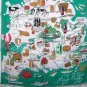 Britain's Bounty linen towel by Ulster vintage colorful 1240vf
