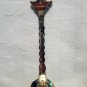 Wales silver plated souvenir spoon vintage figural tower 1254vf