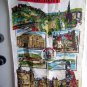 Scenes of Edinburgh linen souvenir towel Blackstaff excellent vintage 1258vf