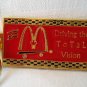 McDonalds souvenir key ring Golden Arches Cornelius 1999  1326vf