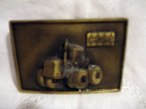 Case tractor brass belt buckle vintage1353vf