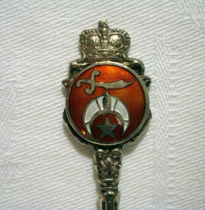 Masonic souvenir spoon Vernon BC Canada sterling silver vintage 1360vf