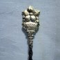 Campbell River British Columbia dogwood souvenir spoon silverplate twist stem vintage 1372vf