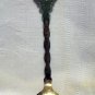 Campbell River British Columbia dogwood souvenir spoon silverplate twist stem vintage 1372vf