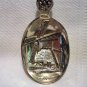 Holland souvenir spoon turning windmill decorated bowl silver plate vintage 1390vf