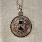 Reno Nevada pendant necklace Crea sterling silver dice sapphire as new 1421vf