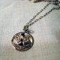 Reno Nevada pendant necklace Crea sterling silver dice sapphire as new 1421vf