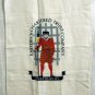 Eastern Chartered Trust Company Beefeater linen advertising towel vintage 1430vf