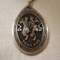 Thailand souvenir key chain pewter color pre-owned still in package1444vf