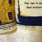Robert Burns souvenir tea towel linen unused vintage 1458vf