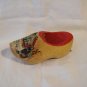 Souvenir wooden shoe from Lucas Bols house of 1575 vintage Holland 1468vf