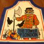 Tower of London chef style apron with Beefeater cotton vintage 1479vf
