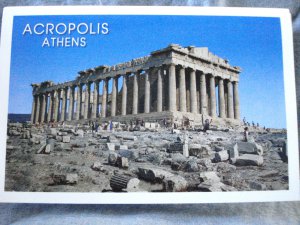 Acropolis Athens souvenir postcard booklet color pre-owned perfect 1515vf