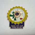 Vernon BC Lions Club pin 19-D mountains sailboat pin back 1538vf