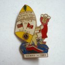 Lions Club pin 19 D Hawaii 1983 Washington N. Idaho British Columbia 1539vf