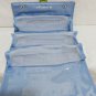 Air Canada travel bag wash bag jewelry roll unused blue nylon mesh 1550vf