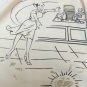 The Hell with housework souvenir apron Princeton BC Canada 1950s vintage 1558vf