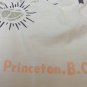 The Hell with housework souvenir apron Princeton BC Canada 1950s vintage 1558vf