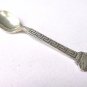 Athens Greece souvenir spoon silver Greek key stem Parthenon handmade vintage 1563vf