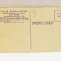 Villa D'Este Hotel Miami Florida advertising postcard Curteich Chicago linen unused 1567vf