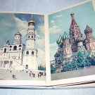 Moscow picture postcard book from the 1950s Cold War 1025vf