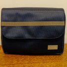 United Airlines Global First class toiletries bag with contents navy blue 1581vf
