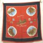 Republic di San Marino souvenir scarf unused vintage scarves 1209vf