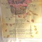 Pot-pourri recipe tea towel promotion of De Borioli Wines NSW Australia cotton vf1596